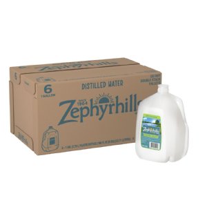 Zephyrhills® Distilled Water 1 Gallon - Bottle - Case of 6