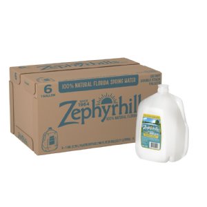 Zephyrhills® 100% Natural Spring Water 1 Gallon - Bottle - Case of 6