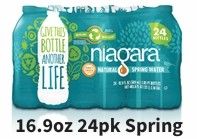 Niagara 24pk 16.9oz 100% Natural Spring Water 