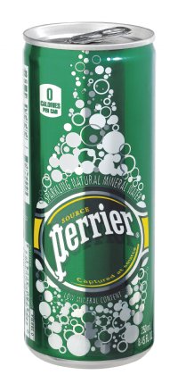 Perrier® Carbonated Mineral Water Slim Cans - Original 8.45 oz. - Can - Case of 10