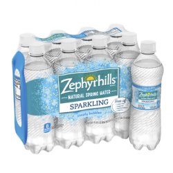 OUT OF STOCK **Zephyrhills® Simply Bubbles Sparkling Water .5 Liter (16.9 oz.) - Bottle - Case of 24